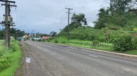 Flood waters rising in Nausori, Fiji after Tropical Cyclone Ana