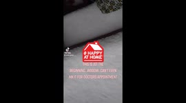 Snow storm in NYC