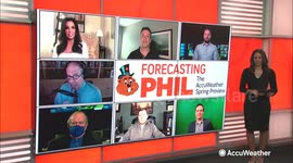 What role did weather play in filming Groundhog Day?