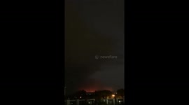 Bushfire Burns in Perth Hills Outskirts
