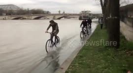 France: Heavy Rain Floods River Seine In Paris
