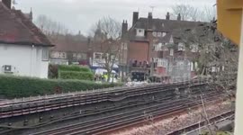Police on scene after molotov cocktail thrown near synagogue in north London