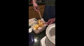 You won't believe what they added to homemade strawberry ice cream!