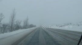 Wintry Weather/Snow Driving Scenes