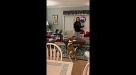 Birthday balloon volleyball
