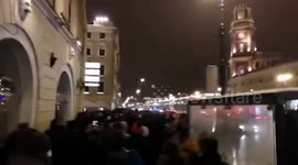 Russia: Supporters Rally After Alexei Navalny Sentenced To Over Two Years In Jail