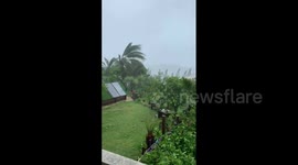 Cyclone Lucas hits New Caledonia with winds and rain