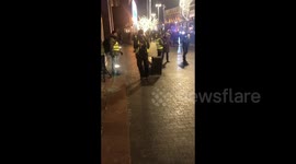 Arrests made as protests over Navalny's prison sentencing erupt in Moscow