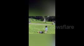 Kid Taking A Tumble In Solidary With Friend Shows Children Are Pure Hearted