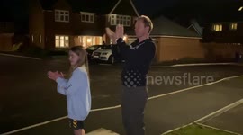 UK: National Claps To Show Appreciation For Captain Sir Tom Moore