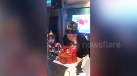 Birthday candle sets woman's hair on fire in south China