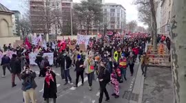 French workers strike as pandemic threatens job security