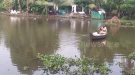 Specially abled man makes solo effort to clean lakes in southern India