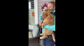 Canadian girl in grief from passed away pooch gets overwhelmed with new puppy