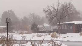 US: Winter Weather System Sweeps Across Northern Utah, Brings Heavy Snow