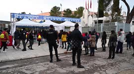 Ecuadorians vote in Madrid, Spain
