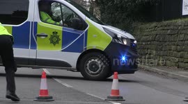 Rock fall blocks Nottinghamshire road