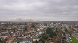 60 firefighters called to fire at office building in Enfield, north London