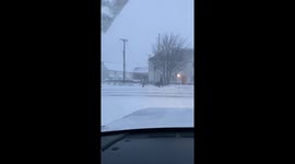 Snow - Sheppey hospital
