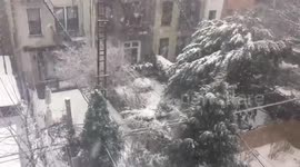 US: Another Snowstorm Strikes New York City On Super Bowl Sunday 2