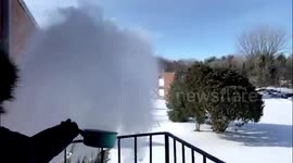 Mpemba Effect Observed In Slow Motion During Low Subzero Temperatures