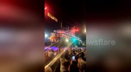 Raucous scenes outside of Raymond James stadium, home of Tampa Bay's historic home Super Bowl victory