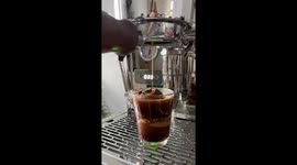 This mesmerising melting chocolate egg espresso hits the spot