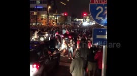 US: Thousands Of Buccaneers Fans Flood Tampa Streets To Celebrate Super Bowl Win 5