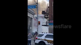 US: Building Collapses During 4-Alarm Fire In Pittsburgh, PA 2
