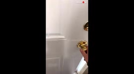 UPS driver put the hide packages from husband mat on top of the 65 inch box