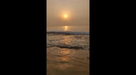 Sunrise at beach