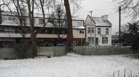 Snow Falls In East London Due To Storm Darcy