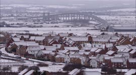 Isle of Sheppey dubbed 'Isle of white' as Storm Darcy snow blankets UK