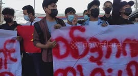 Myanmar protest continues for fourth consecutive day amid fears of brutal military crackdown