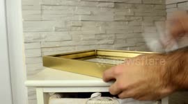 Serbian Youtuber Shows-off how to turn Siver to Gold YoutTube Play Button