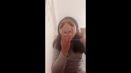 Funny unbelievable comic girl