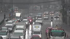 Heavy rainstorm hits Bangkok