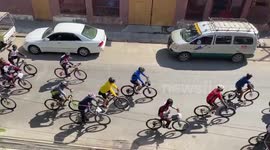 Myanmar coup: Now cyclists join protest In Mandalay