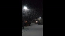 Britain's cold winter continues as heavy snow and freezing temperatures strike Macclesfield