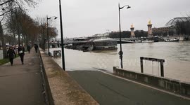 Paris remains on flood alert as River Seine swells after heavy rain
