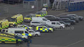 Large police presence in Dorset as stowaways discovered aboard ship