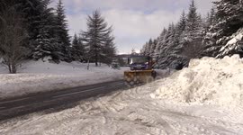 'Coldest night in a decade' leaves rural Scotland covered in snow and ice