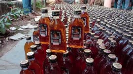 Police seize 2,400 bottles of illicit liquor in southern India
