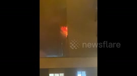 Arson-caused fire breaks out at hospital in Spain