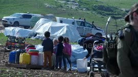 Israel displaces more Palestinian Bedouins, seizes their tents in Humsa Al-Bqai’a