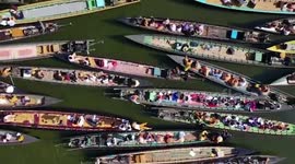 Myanmar: Ethnic Minorities Protest Coup Aboard Traditional Boats On Scenic Lake