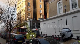 Fire In west london