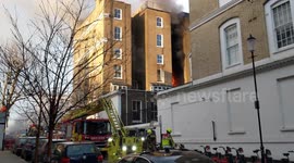 Fire in west london