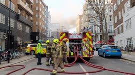 Fire In west london