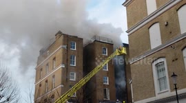 Fire In west london